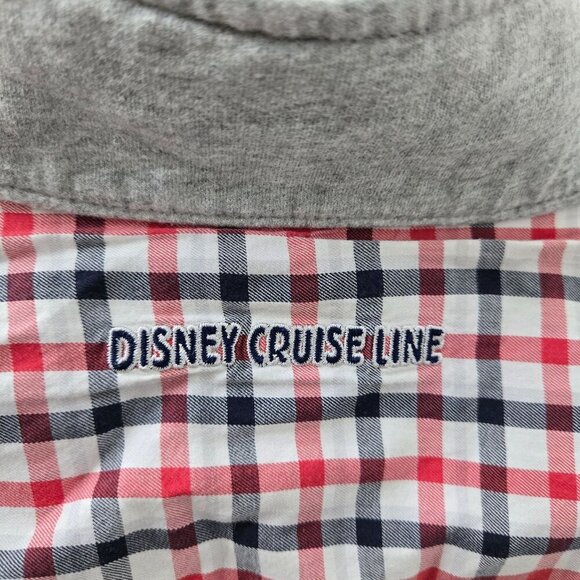 Disney Cruiseline 1/4 zip Sweatshirt Womens Size Large Gray‎ casual travel - Picture 12 of 14